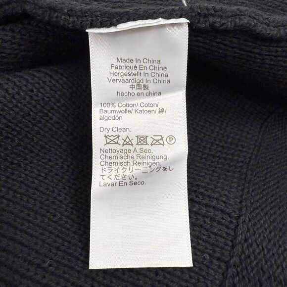 J.Crew Emilie Sweater Lady Jacket Women 3X Black w/ Contrast Trim Pockets Office - Picture 11 of 15